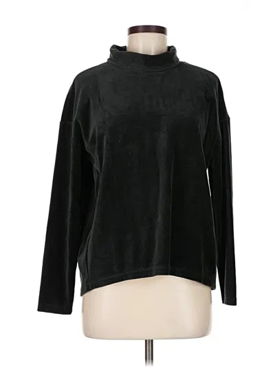 Pre-owned Banana Republic Factory Store Fleece Jacket In Black