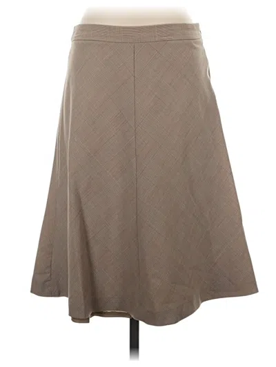 Pre-owned Banana Republic Factory Store Formal Skirt In Tan