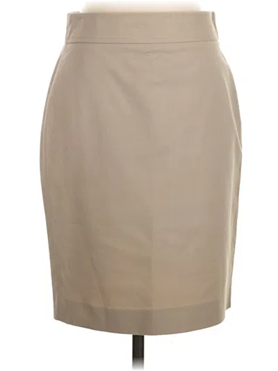 Pre-owned Banana Republic Factory Store Formal Skirt In Tan
