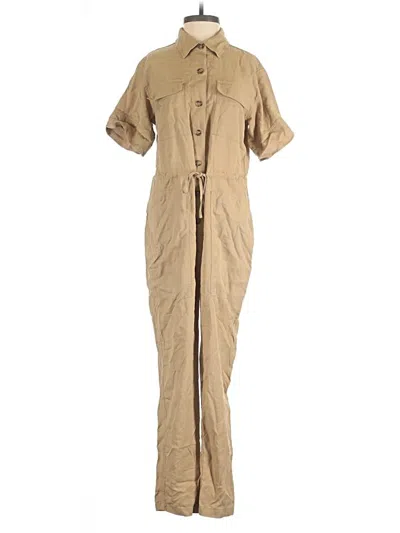 Pre-owned Banana Republic Factory Store Jumpsuit In Tan