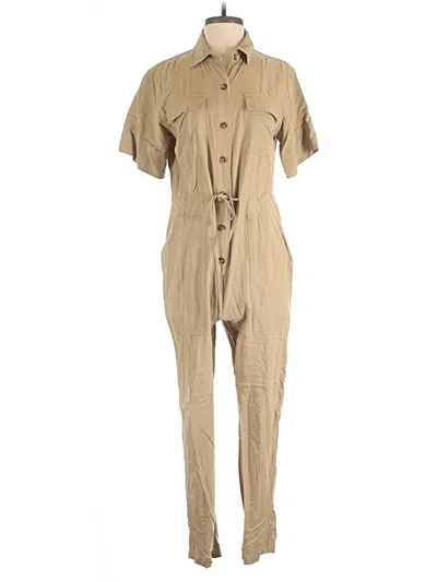 Pre-owned Banana Republic Factory Store Jumpsuit In Tan