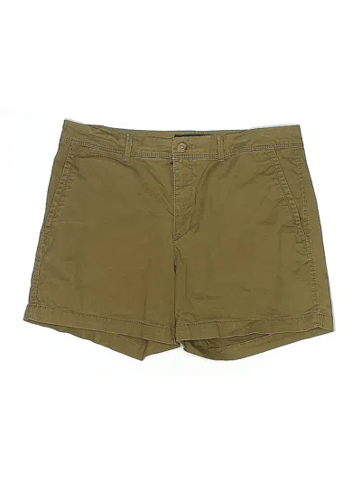 Pre-owned Banana Republic Factory Store Khaki Shorts In Green