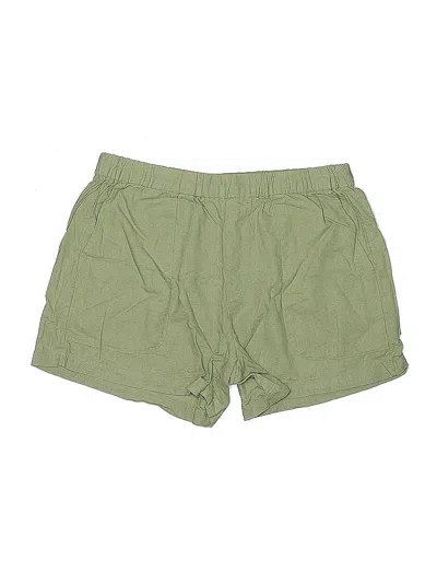 Pre-owned Banana Republic Factory Store Khaki Shorts In Green