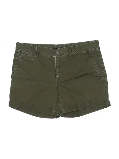 Pre-owned Banana Republic Factory Store Khaki Shorts In Green