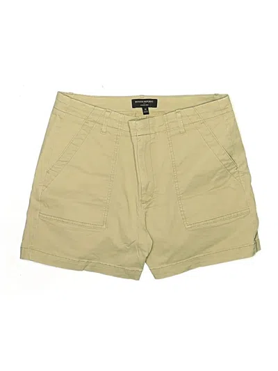 Pre-owned Banana Republic Factory Store Khaki Shorts In Tan