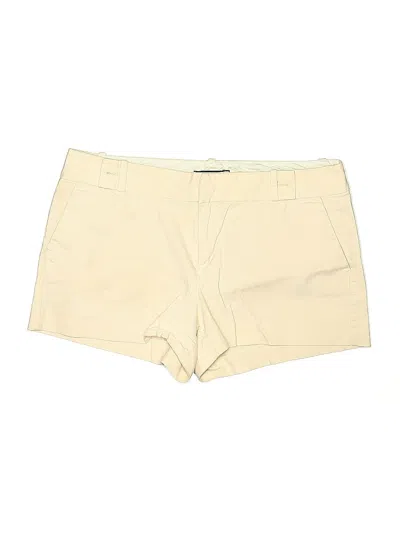 Pre-owned Banana Republic Factory Store Khaki Shorts In White