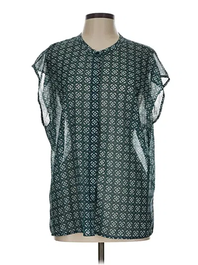 Pre-owned Banana Republic Factory Store Kimono In Green