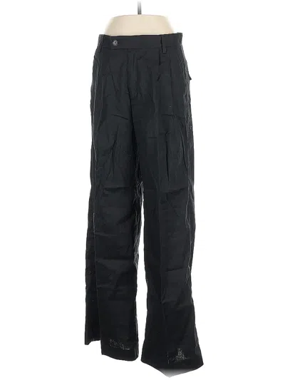 Pre-owned Banana Republic Factory Store Linen Pants In Black