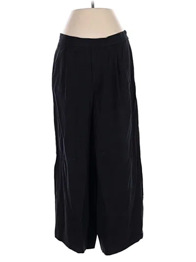 Pre-owned Banana Republic Factory Store Linen Pants In Black
