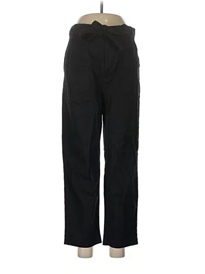 Pre-owned Banana Republic Factory Store Linen Pants In Black