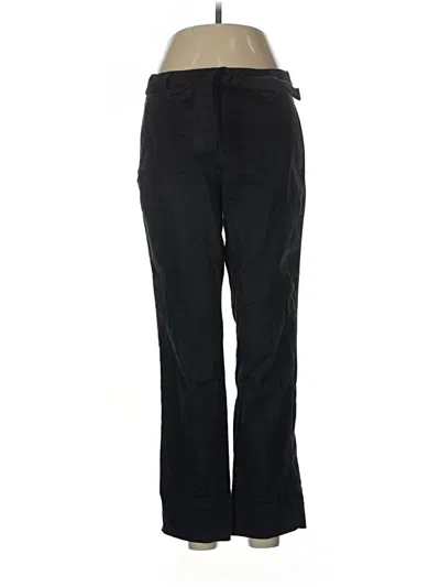 Pre-owned Banana Republic Factory Store Linen Pants In Black