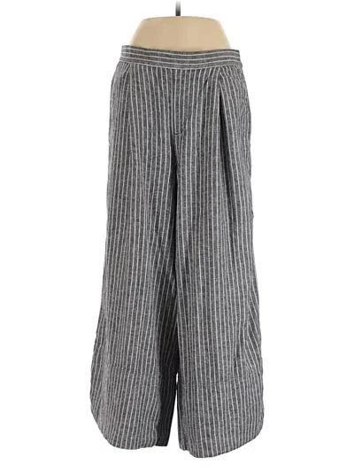 Pre-owned Banana Republic Factory Store Linen Pants In Blue