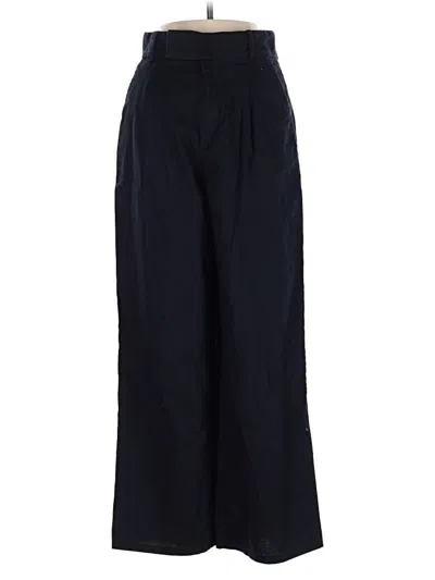 Pre-owned Banana Republic Factory Store Linen Pants In Blue