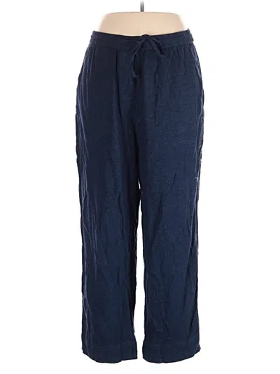 Banana Republic Factory Store Linen Pants In Blue