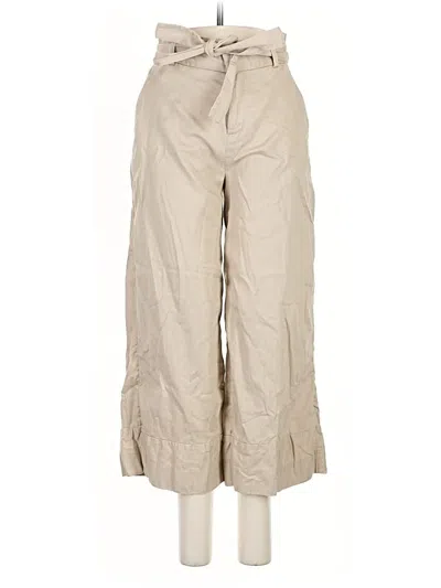 Pre-owned Banana Republic Factory Store Linen Pants In Brown