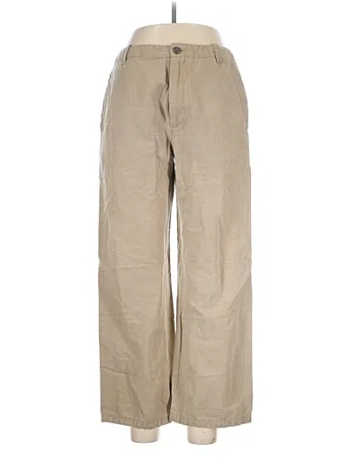 Pre-owned Banana Republic Factory Store Linen Pants In Brown