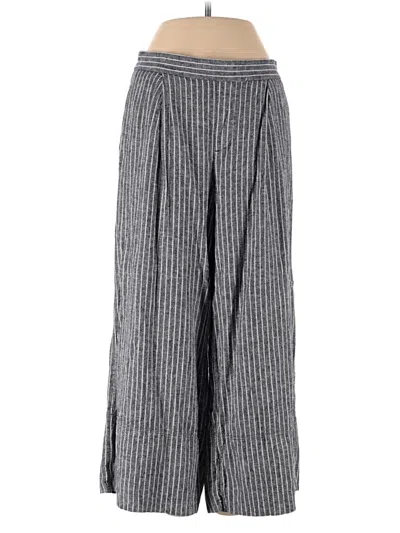 Pre-owned Banana Republic Factory Store Linen Pants In Gray