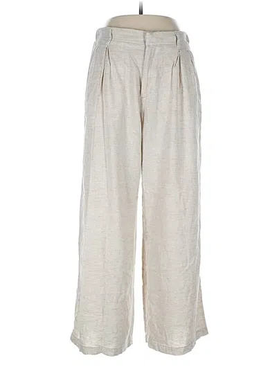 Pre-owned Banana Republic Factory Store Linen Pants In Gray