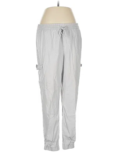 Pre-owned Banana Republic Factory Store Linen Pants In Gray