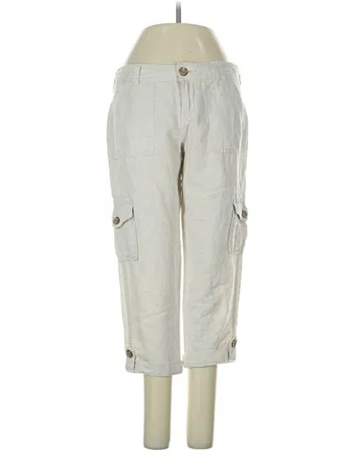 Pre-owned Banana Republic Factory Store Linen Pants In Gray