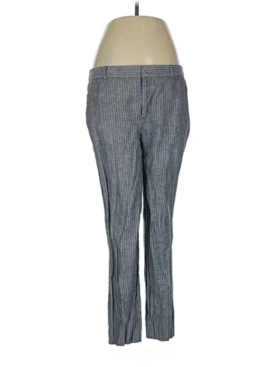 Pre-owned Banana Republic Factory Store Linen Pants In Gray