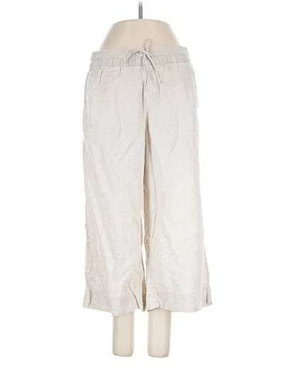 Pre-owned Banana Republic Factory Store Linen Pants In Gray