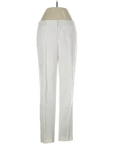 Pre-owned Banana Republic Factory Store Linen Pants In Ivory