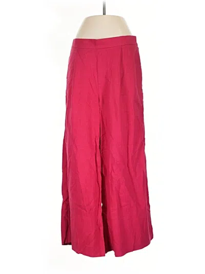 Pre-owned Banana Republic Factory Store Linen Pants In Red