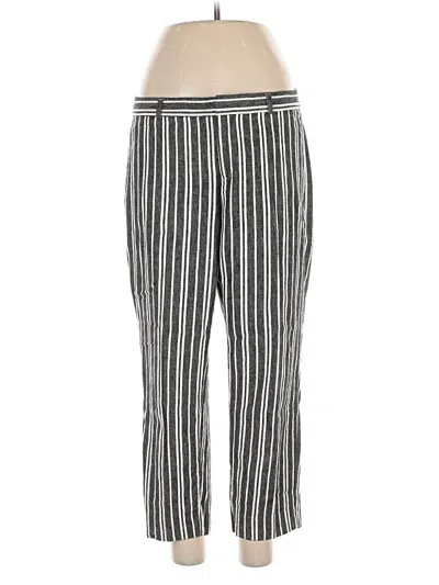 Pre-owned Banana Republic Factory Store Linen Pants In Silver