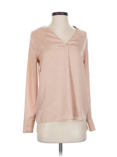 Pre-owned Banana Republic Factory Store Long Sleeve Blouse In Brown