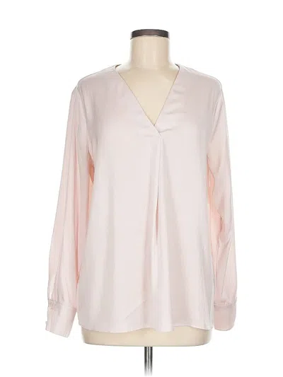 Pre-owned Banana Republic Factory Store Long Sleeve Blouse In Pink
