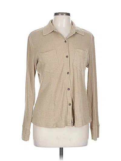 Pre-owned Banana Republic Factory Store Long Sleeve Button Down Shirt In Brown