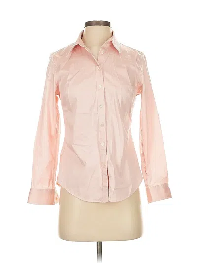 Pre-owned Banana Republic Factory Store Long Sleeve Button Down Shirt In Pink