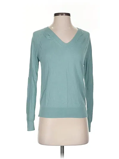 Pre-owned Banana Republic Factory Store Long Sleeve T-shirt In Blue