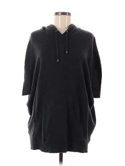 Pre-owned Banana Republic Factory Store Poncho In Black