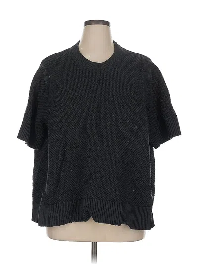 Pre-owned Banana Republic Factory Store Poncho In Black