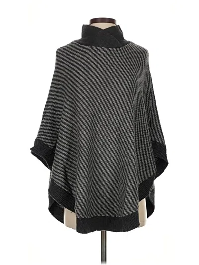 Pre-owned Banana Republic Factory Store Poncho In Black