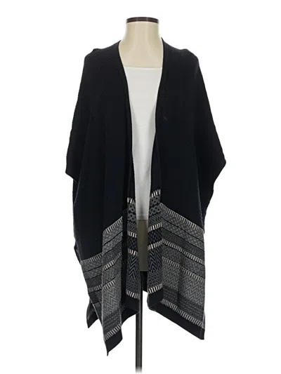 Pre-owned Banana Republic Factory Store Poncho In Black