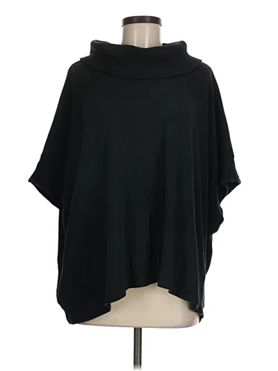 Pre-owned Banana Republic Factory Store Poncho In Black