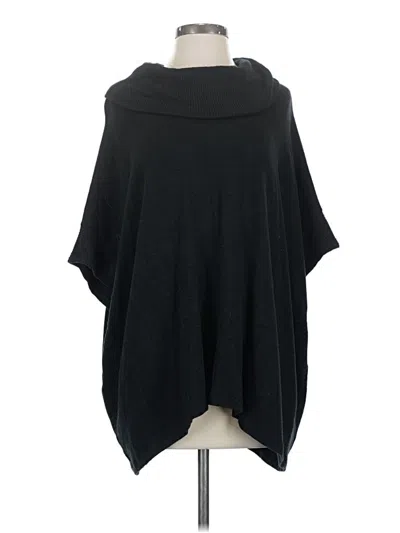 Pre-owned Banana Republic Factory Store Poncho In Black