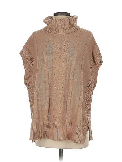 Pre-owned Banana Republic Factory Store Poncho In Brown