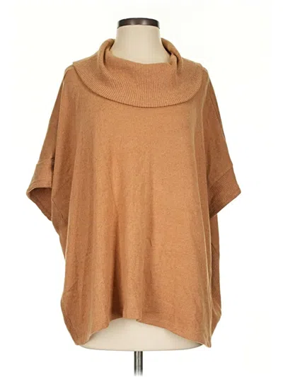 Pre-owned Banana Republic Factory Store Poncho In Brown