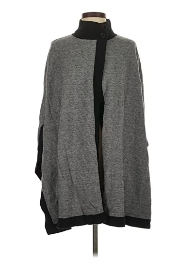 Pre-owned Banana Republic Factory Store Poncho In Gray