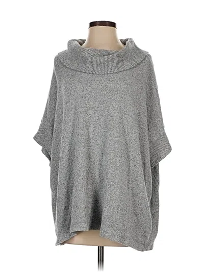 Pre-owned Banana Republic Factory Store Poncho In Gray