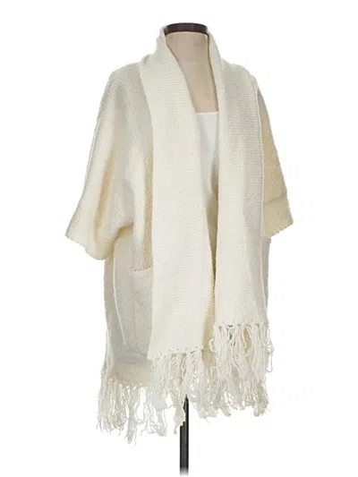 Pre-owned Banana Republic Factory Store Poncho In Ivory