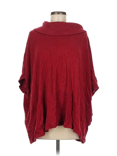Pre-owned Banana Republic Factory Store Poncho In Red