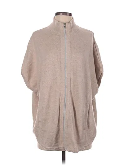 Pre-owned Banana Republic Factory Store Poncho In Tan