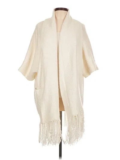 Pre-owned Banana Republic Factory Store Poncho In White