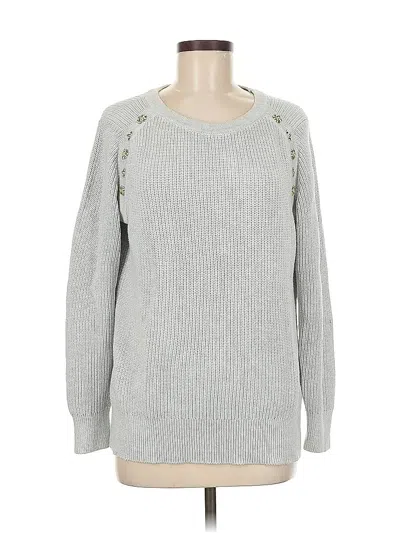Pre-owned Banana Republic Factory Store Pullover Sweater In Gray