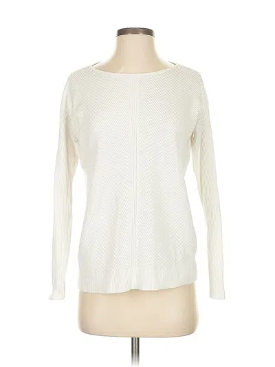 Pre-owned Banana Republic Factory Store Pullover Sweater In White